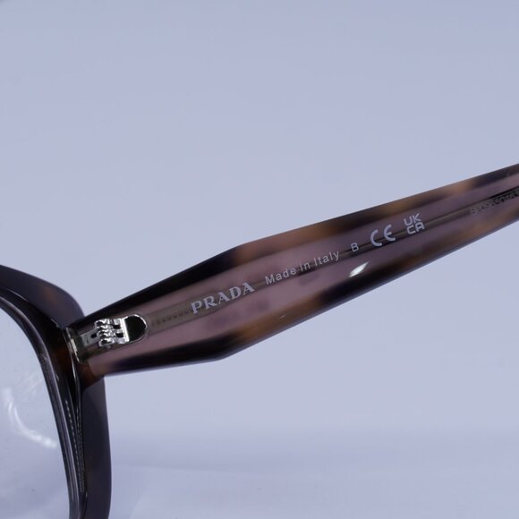 Prada PRB04VF 23A1O1 Eyeglasses Mauve Havana 55mm Cat Eye Frame - Picture 8 of 11